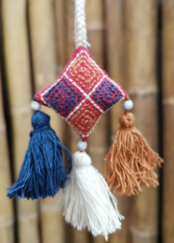 Hand embroidered Lanten ornament