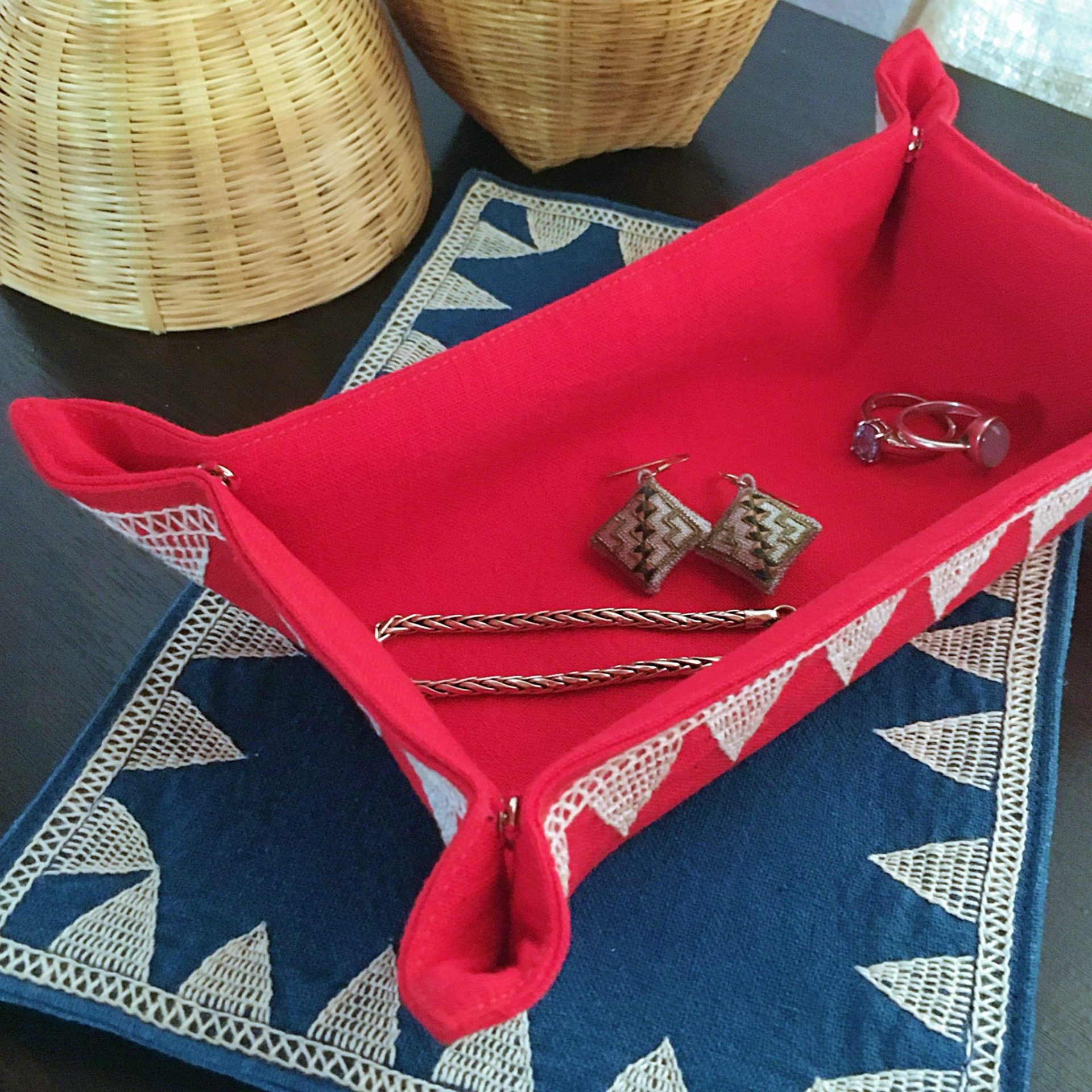 Lanten cotton travel tray