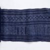 Hmong wax resist batik indigo blue fabric roll Laos