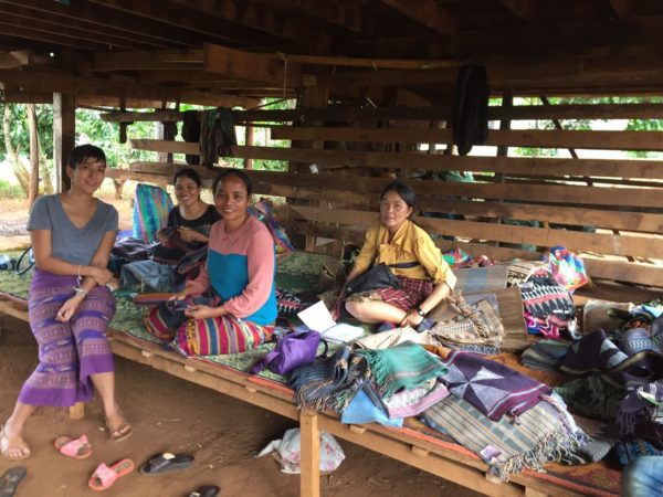 TAEC collaborating with Katu backstrap loom weavers