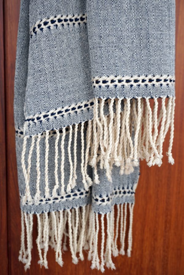 Tai Lue Hand-Spun Cotton Shawl | Traditional Arts and Ethnology Centre