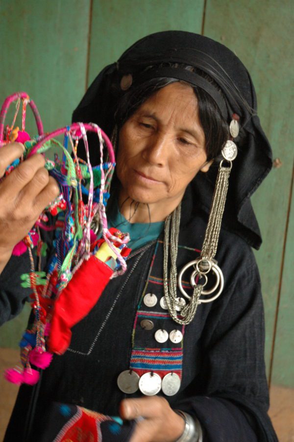 Akha artisan from Laos