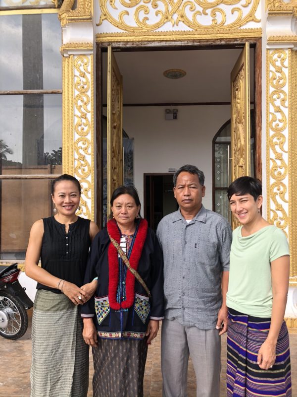 TAEC with Fam Joy and Bounsou at Luang Namtha Provincial Museum Laos