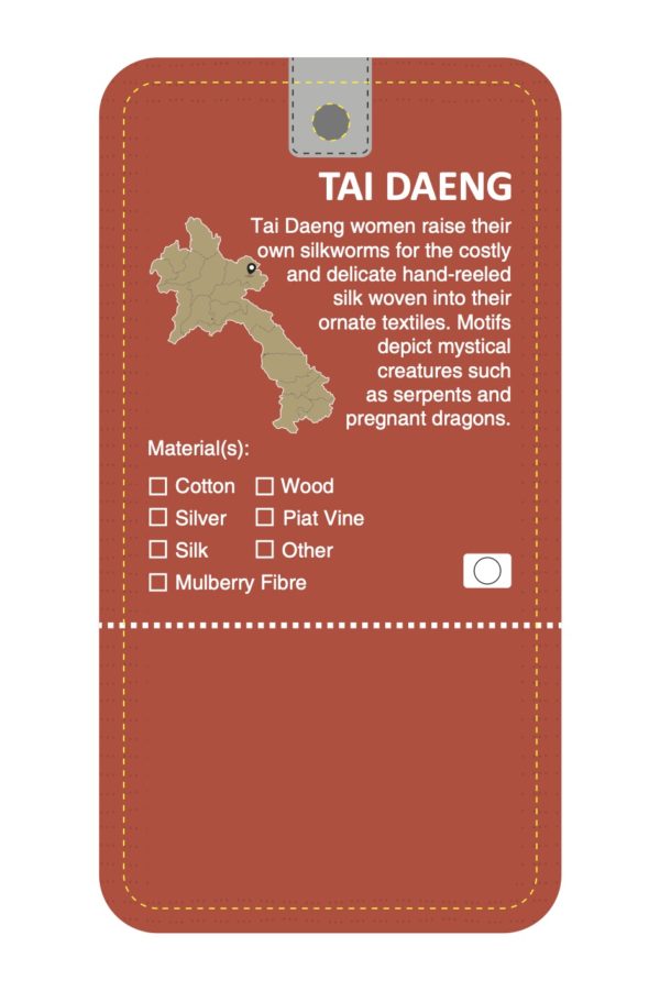 Tai Daeng handmade textiles from Laos